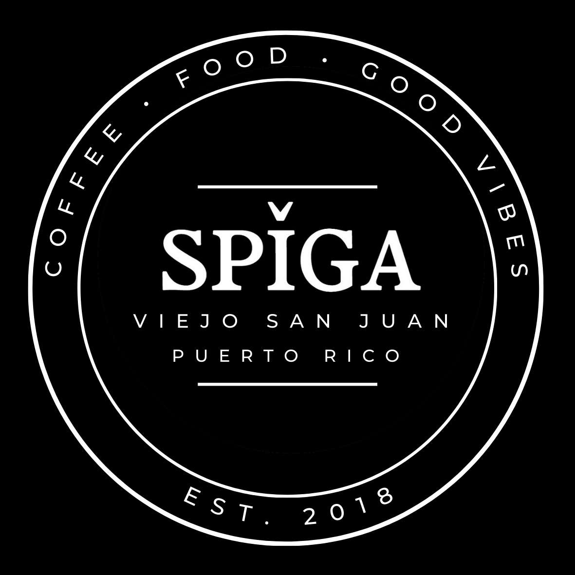 SPIGA round sticker